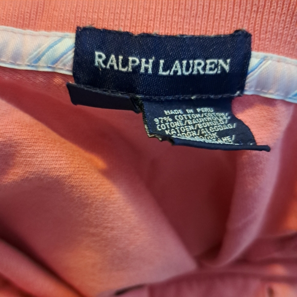 Ralph Lauren collared dress pink with buttons girls 4t - Picture 4 of 4